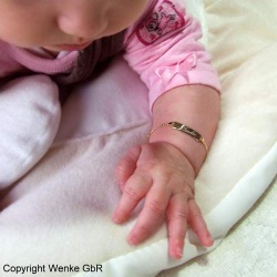 Kinderarmband Gold Figaro 