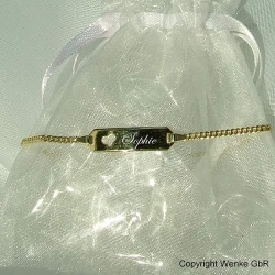 Kinderarmband Gold mit Herz 