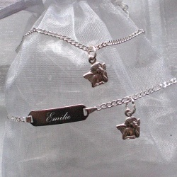 Kinderschmuck-Set "Schutzengel Silber"