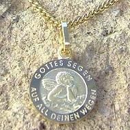 Goldener Schutzengelanh�nger 